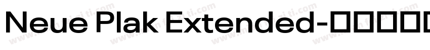 Neue Plak Extended字体转换